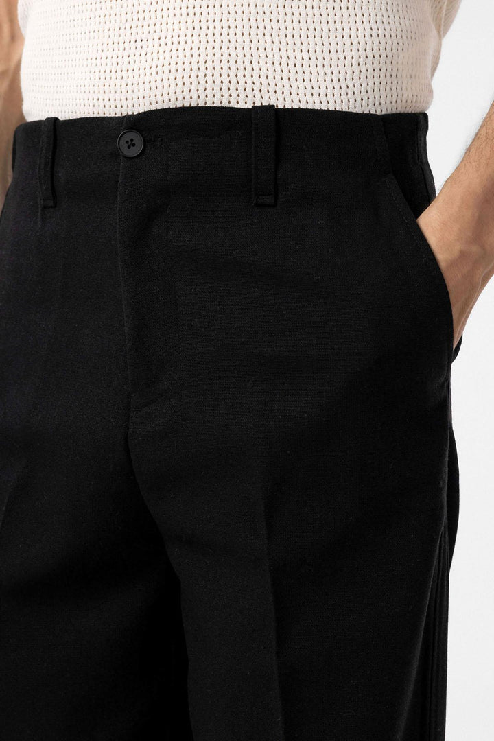ANT Antioch Siyah Straight Fit Erkek Pantolon - Igualada