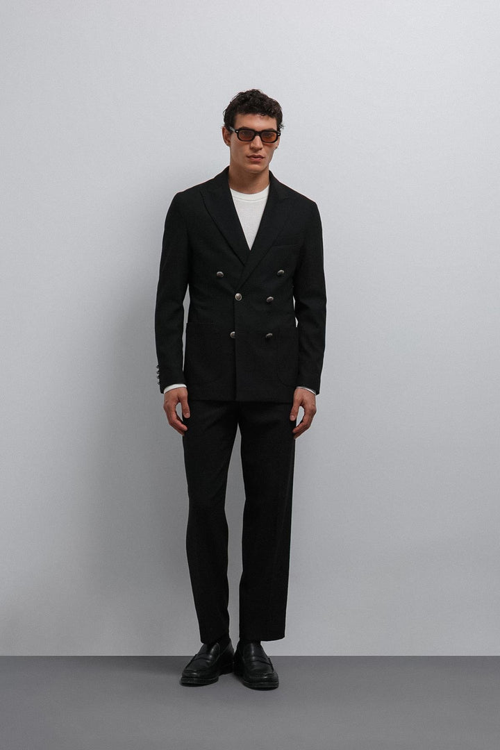 ANT Antioch Black Tapered Fit Men's Pants - Piatra Neamţ