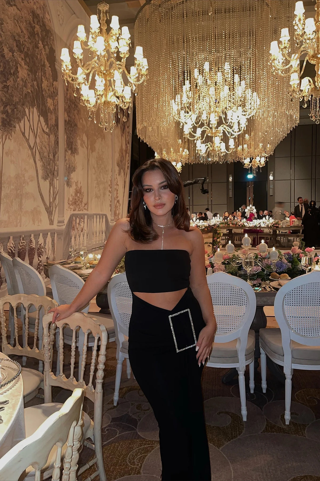 EYY Women Black Stone Detail Dress - Empoli