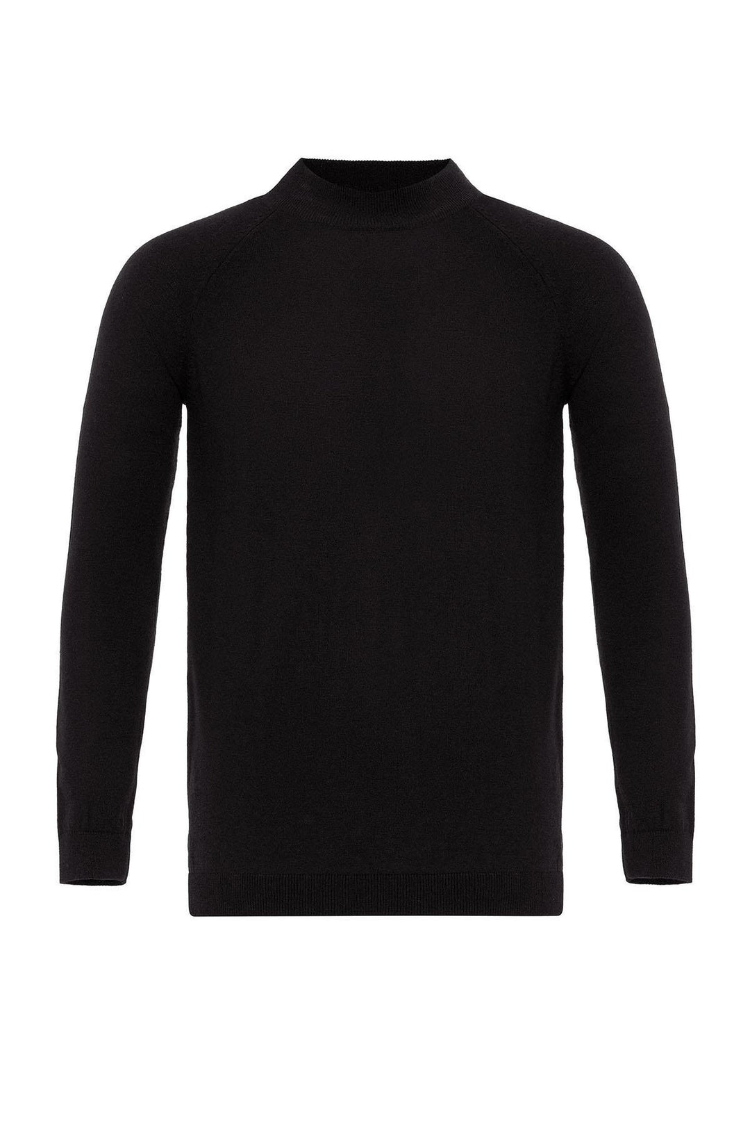 ANT Antioch Black Half Turtleneck Men's Sweater - Gravina in Puglia