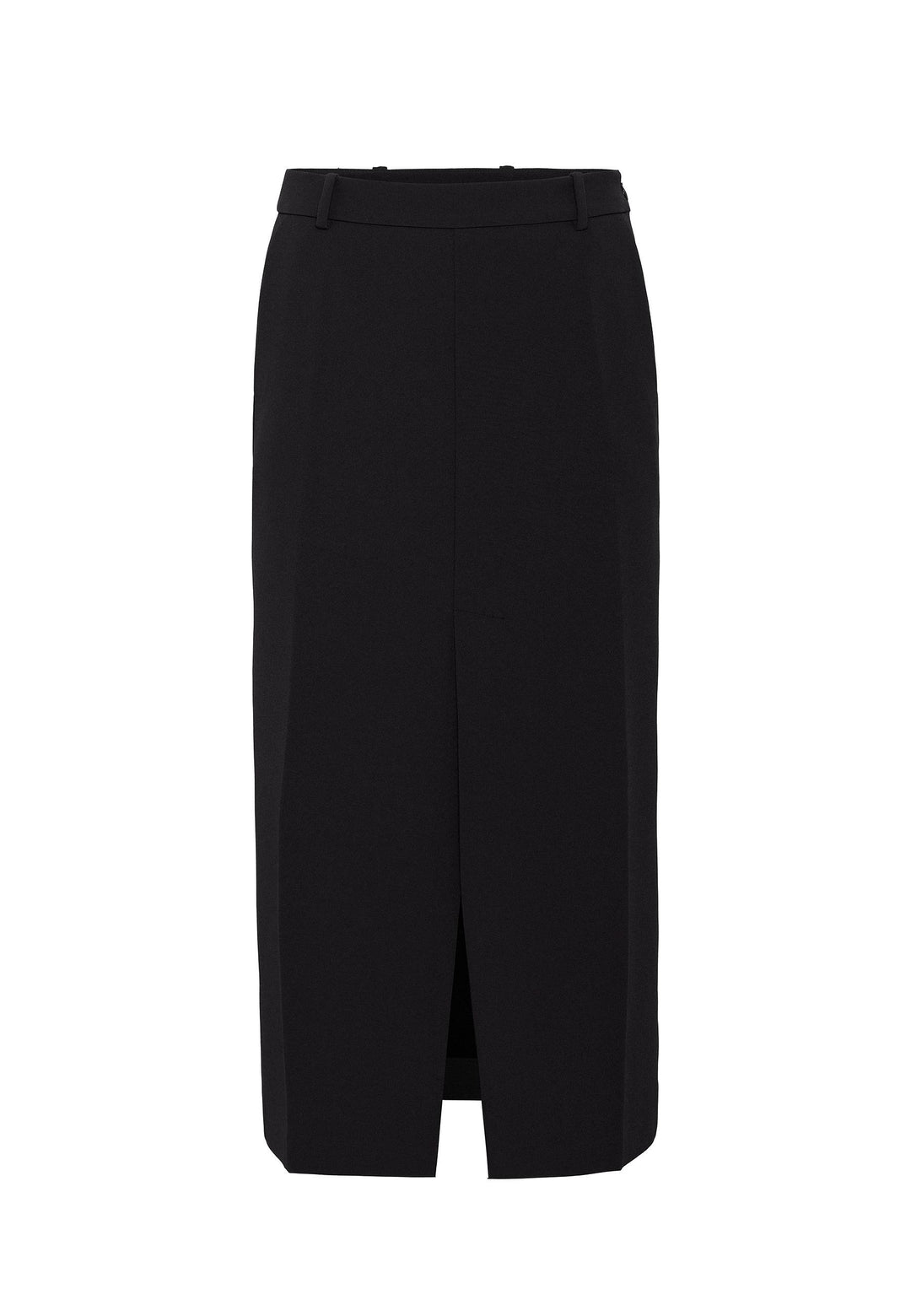 ANT Antioch Black Slit Women's Pencil Skirt - San Juan Cancuc