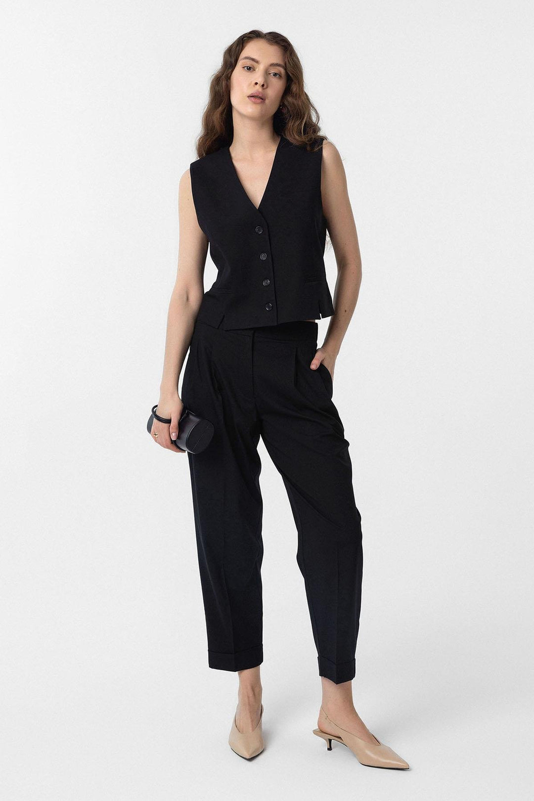 ANT Antioch Black Slit Women's Vest - Ibbenbüren