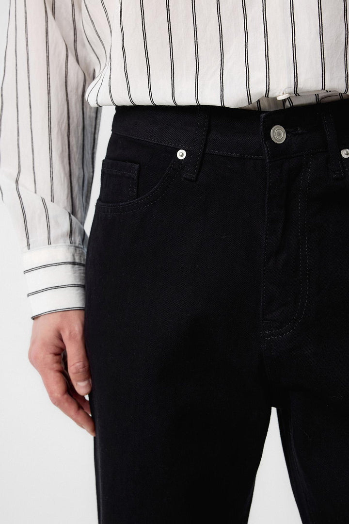 ANT Antioch Black High Waist Regular Fit Men's Jeans - Lafayette