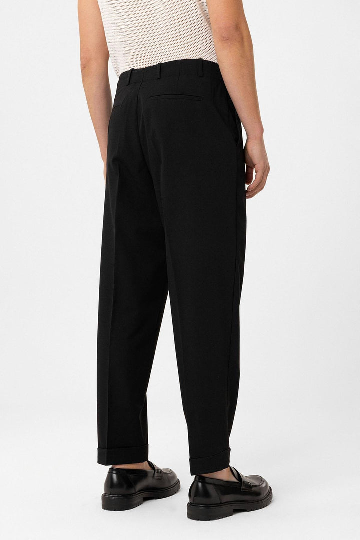 ANT Antioch Siyah Yüksek Bel Straight Fit Erkek Pantolon - Braşov