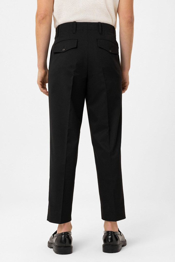 ANT Antioch Siyah Yüksek Bel Straight Fit Erkek Pantolon - Hoogeveen