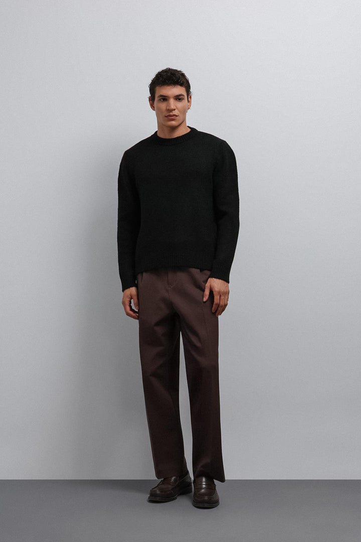 ANT Antioch Black Soft Textured Men's Sweater - New York