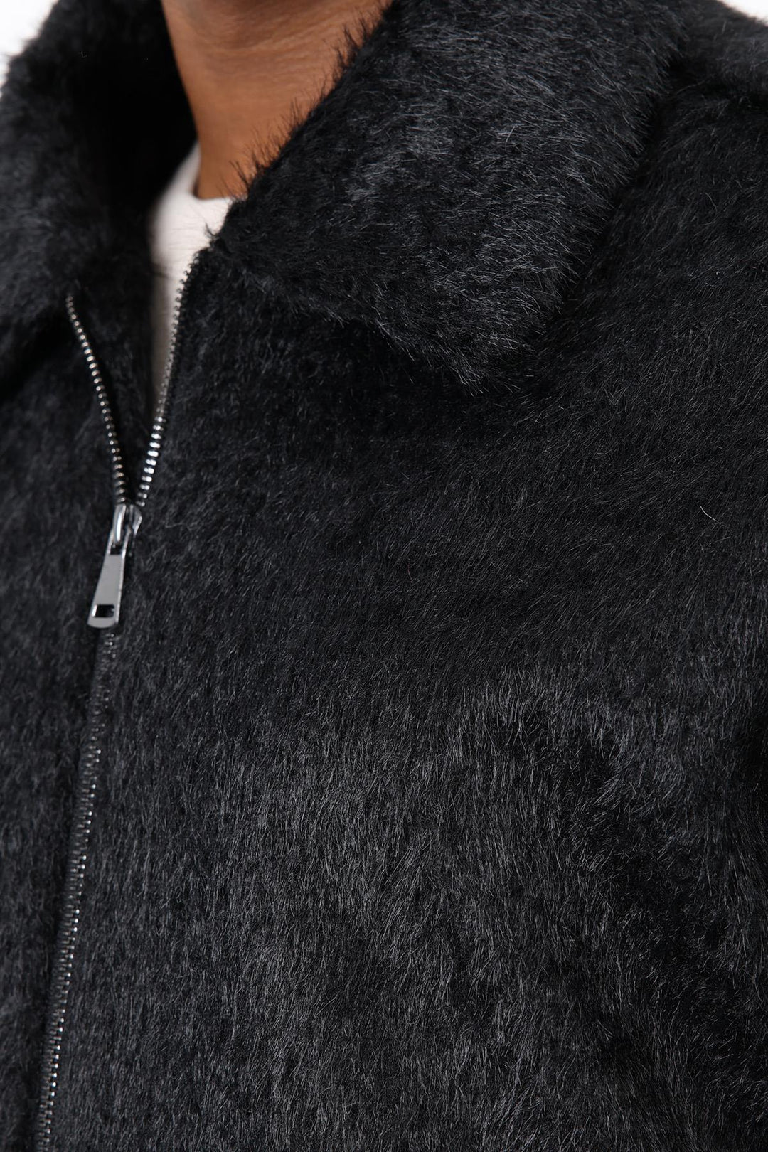 ANT Antioch Black Soft Textured Men's Coat - Vila Verde