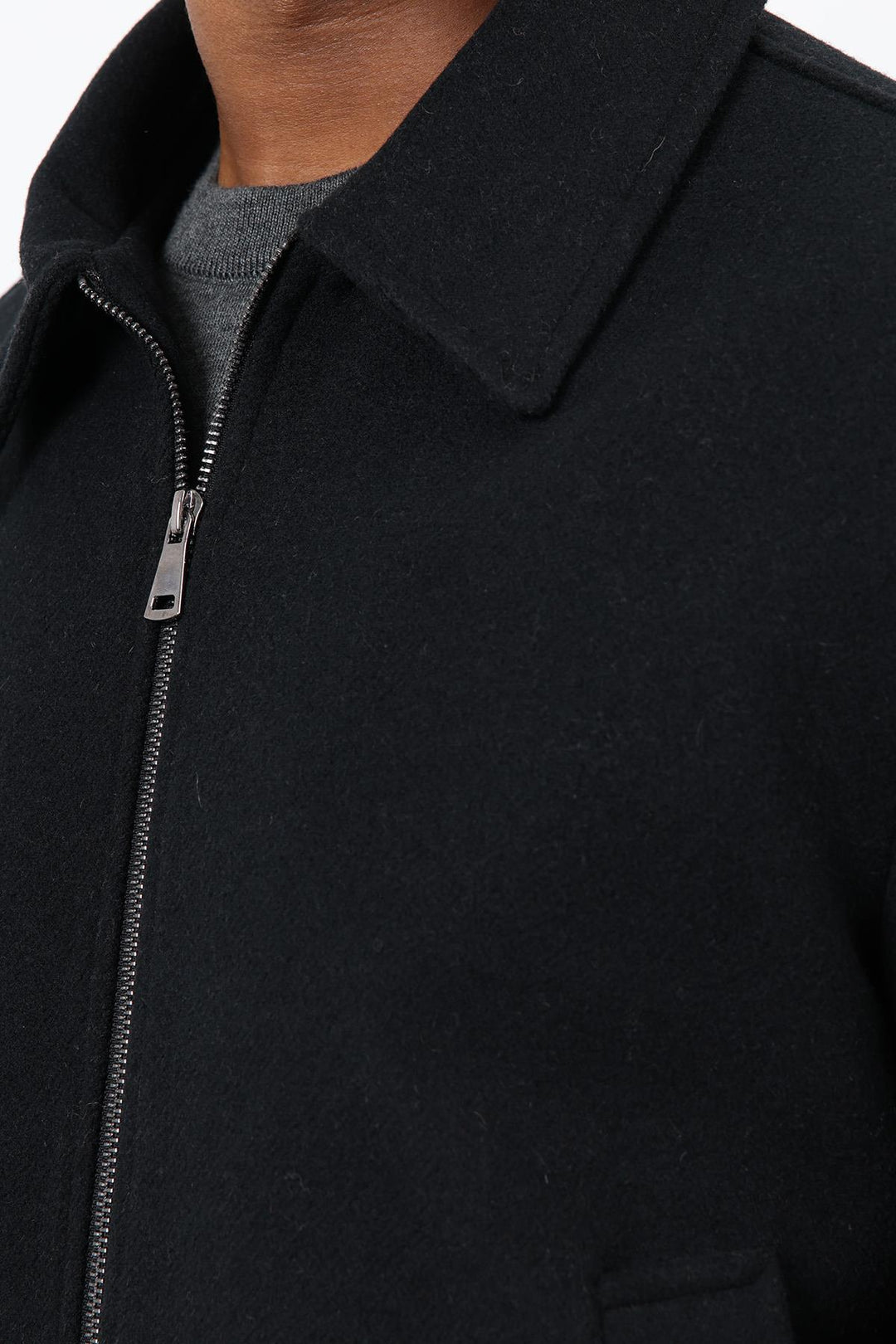 ANT Antioch Siyah Yün Karışımlı Erkek Ceket - Wedel