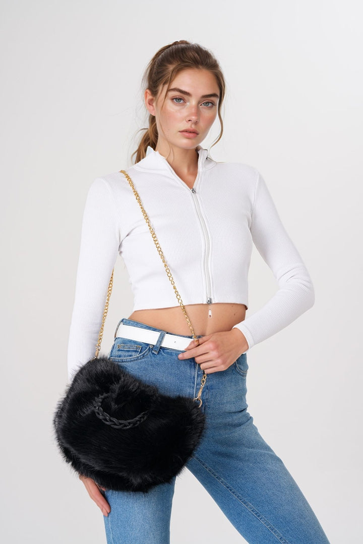 Black3 Mini Plush Bag BCNSV-25WT1001 - Logan