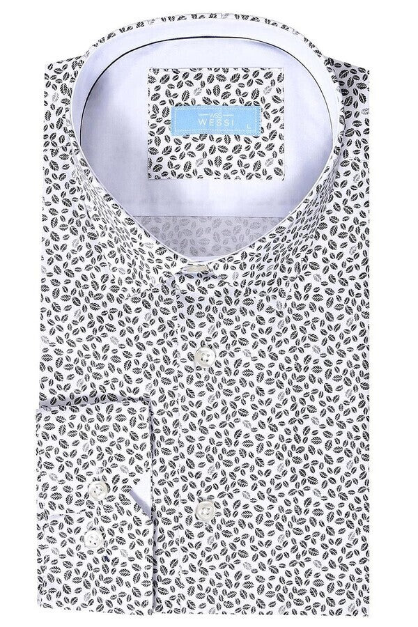 WSS Slim Fit Patterned Shirt  - Lincoln