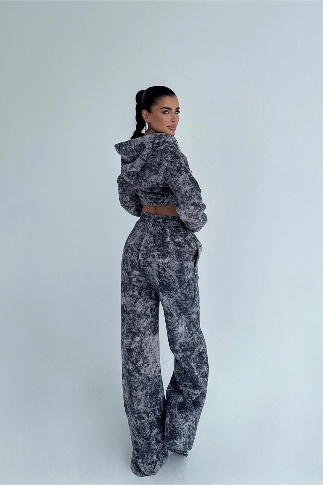 EYY Women Smoke Joelle Patterned Tracksuit - Sunrise Manor