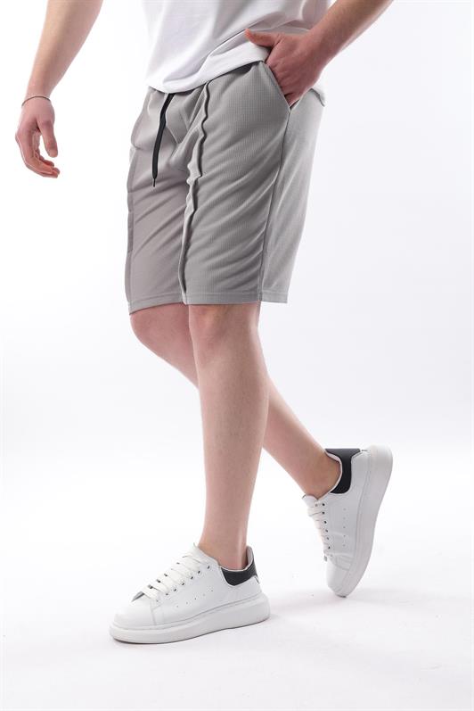 MDX Madmext Painted Gray Pocketed Men's Shorts E6559 - Desio