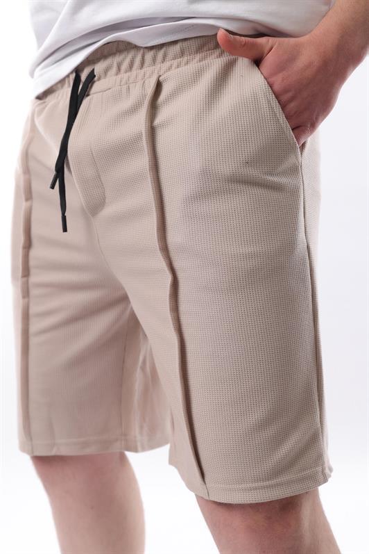 MDX Madmext Beige Pocketed Men's Shorts E6559 - Cuetzalan