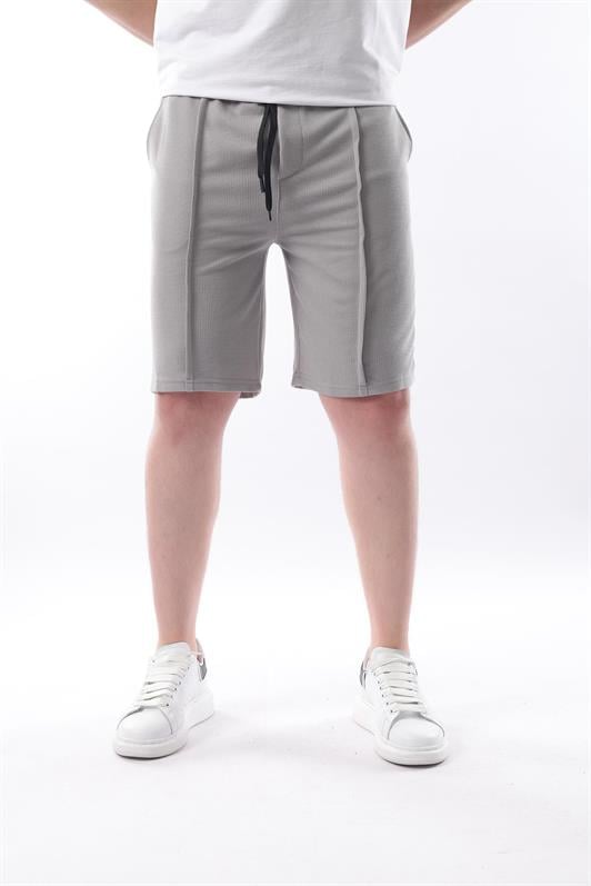 MDX Madmext Painted Gray Pocketed Men's Shorts E6559 - Desio