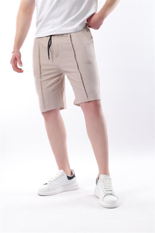MDX Madmext Beige Pocketed Men's Shorts E6559 - Cuetzalan