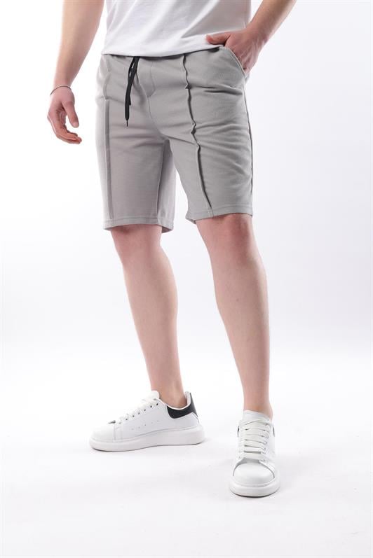 MDX Madmext Painted Gray Pocketed Men's Shorts E6559 - Desio