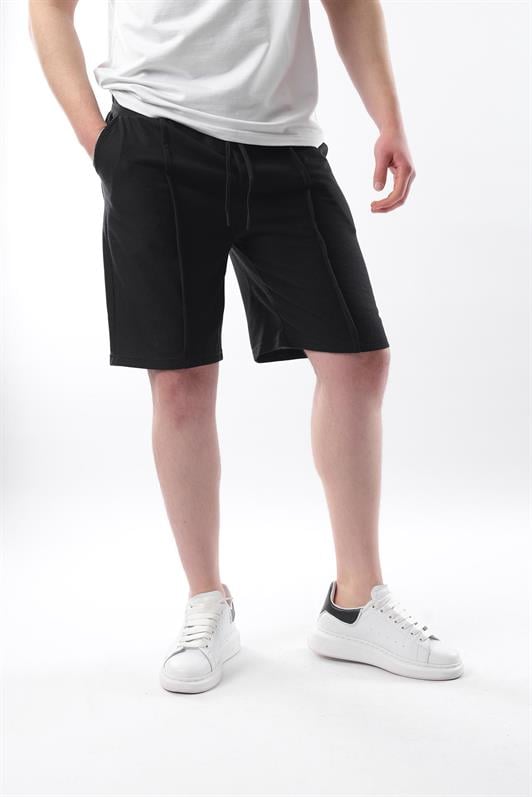 MDX Madmext Black Pocketed Men's Shorts E6559 - La Courneuve