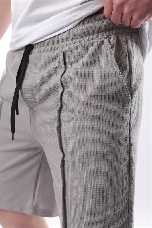 MDX Madmext Painted Gray Pocketed Men's Shorts E6559 - Desio