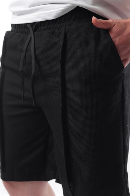 MDX Madmext Black Pocketed Men's Shorts E6559 - La Courneuve