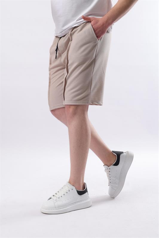 MDX Madmext Beige Pocketed Men's Shorts E6559 - Cuetzalan