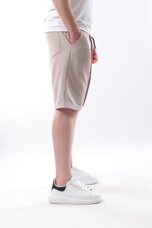 MDX Madmext Beige Pocketed Men's Shorts E6559 - Cuetzalan