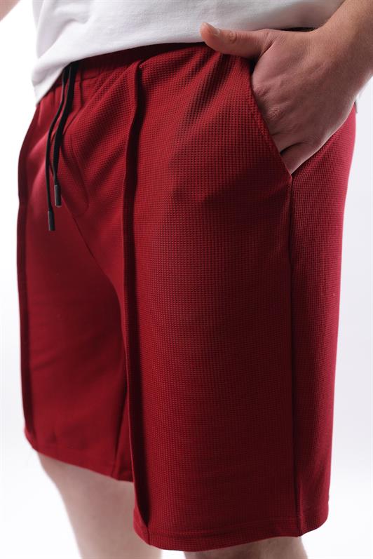 MDX Madmext Men's Shorts with Burgundy Pockets E6559 - Lexington