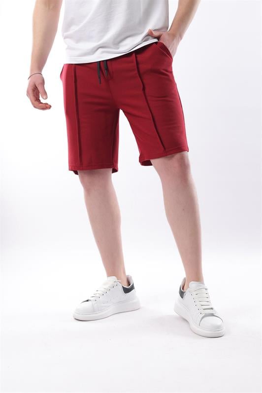 MDX Madmext Men's Shorts with Burgundy Pockets E6559 - Lexington