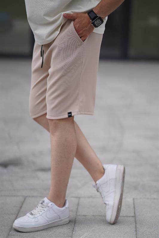 MDX Beige Adjustable Pocketed Short Men's Shorts 6544 - Vushtrri