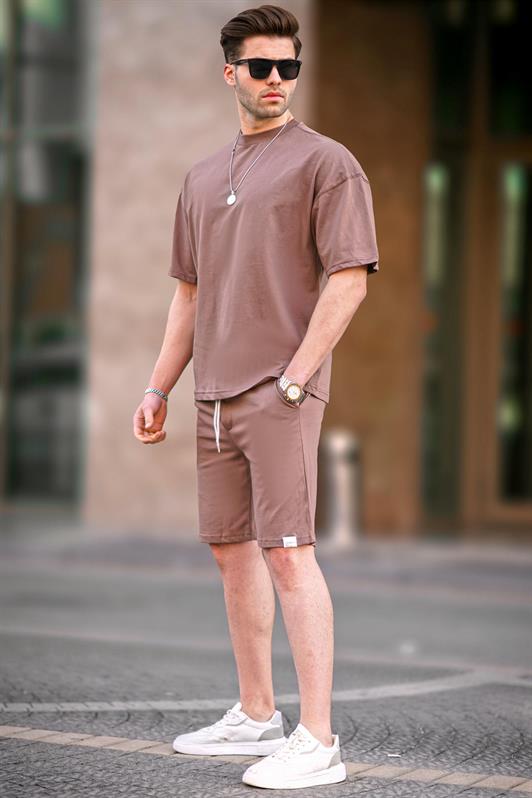 MDX Brown Basic Men's Shorts Suit 6377 - Fareham