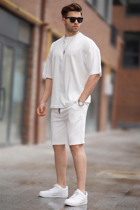 MDX Ecru Bicycle Collar Men's Shorts Suit 5949 - Llanelli