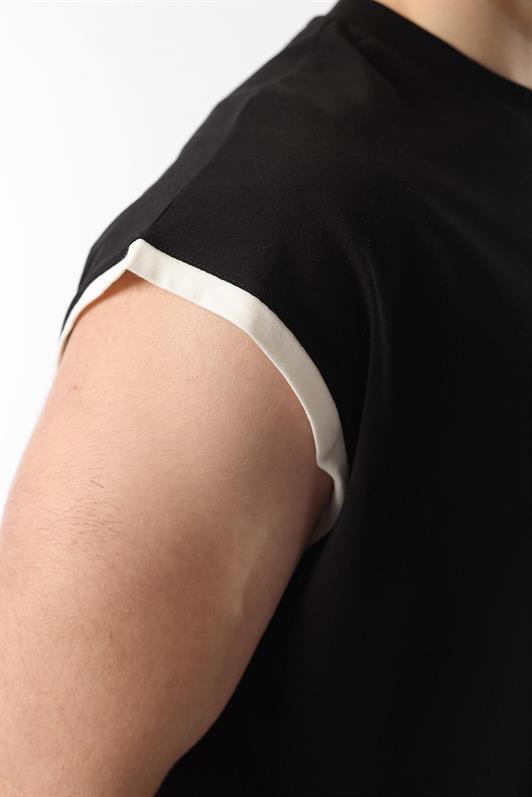 MDX Black Zero Sleeve Men's Shorts T-shirt Set E7308 - Fajardo