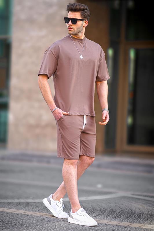 MDX Brown Basic Men's Shorts Suit 6377 - Fareham