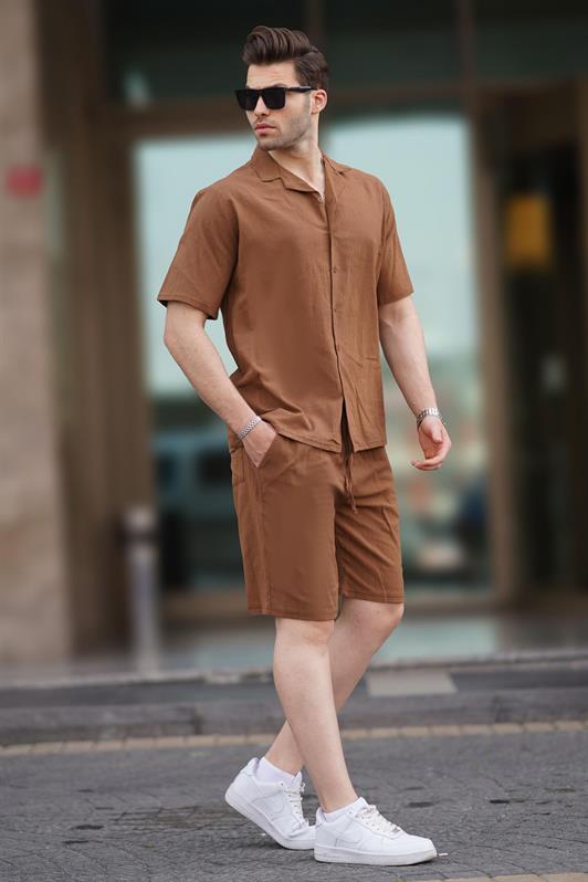 MDX Camel Men's Shirt Shorts Set 5956 - Antioch