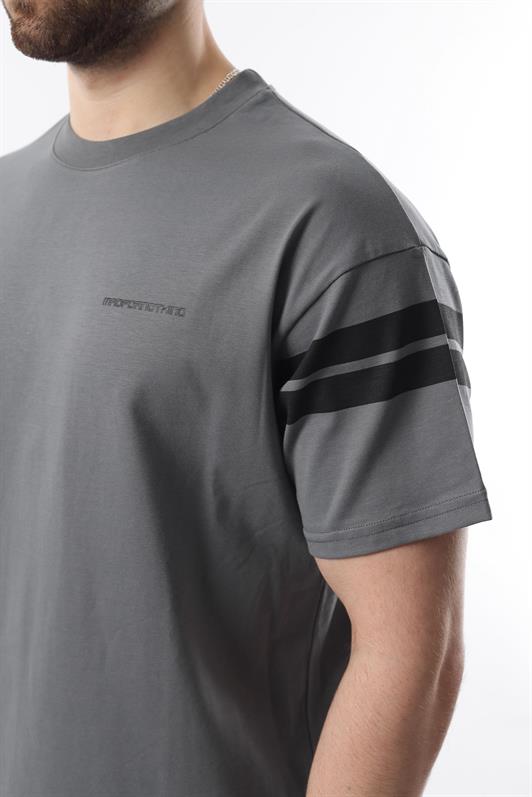 MDX Men's Shorts T-shirt Set with Smoke Stripe Detail E7301 - Fontenay-sous-Bois