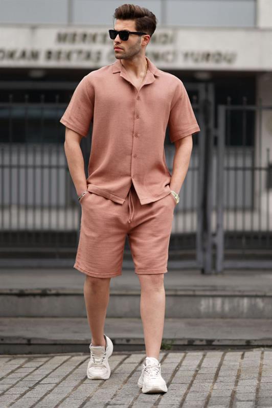 MDX Brown Basic Men's Shorts Suit 5940 - Wesseling