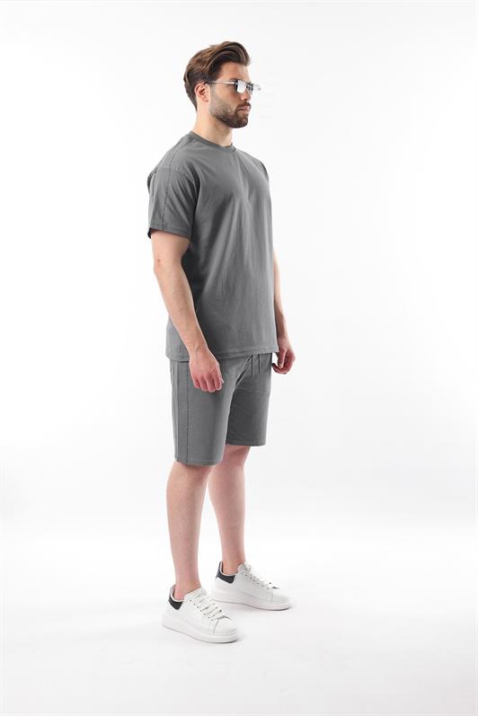 MDX Fume Overfit Printed Men's Shorts T-shirt Set E7302 - Sarasota