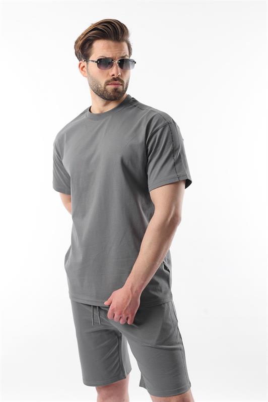 MDX Fume Overfit Printed Men's Shorts T-shirt Set E7302 - Sarasota