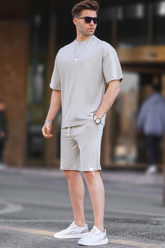 MDX Dyed Gray Basic Men's Shorts Suit 6377 - Narbonne
