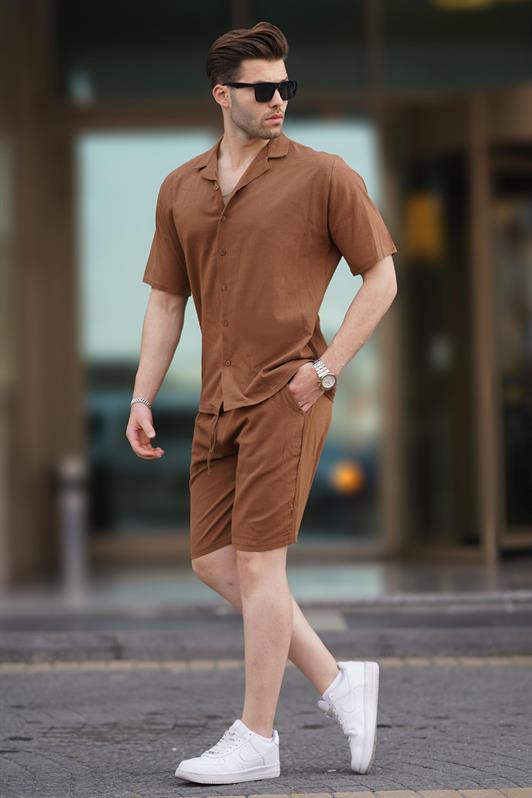 MDX Camel Men's Shirt Shorts Set 5956 - Antioch