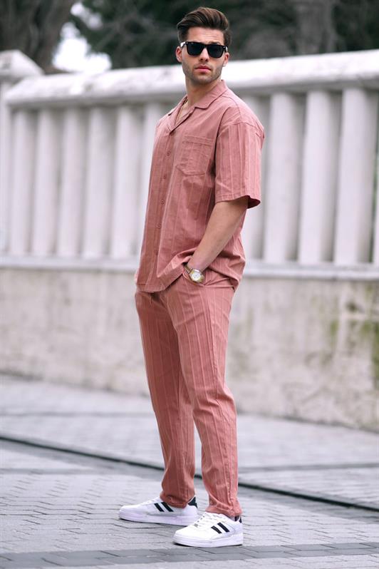 MDX Men's Camel Shirt-Pants Suit 5936 - Ferizaj