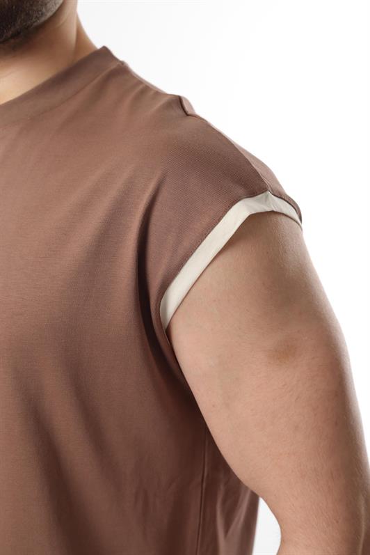 MDX Mink Zero Sleeve Men's Shorts T-shirt Set E7308 - Medgidia
