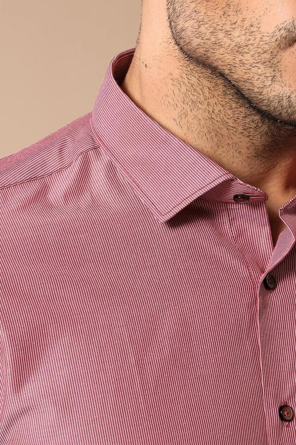 WSS Burgundy Men's Shirt  - Francisco I. Madero