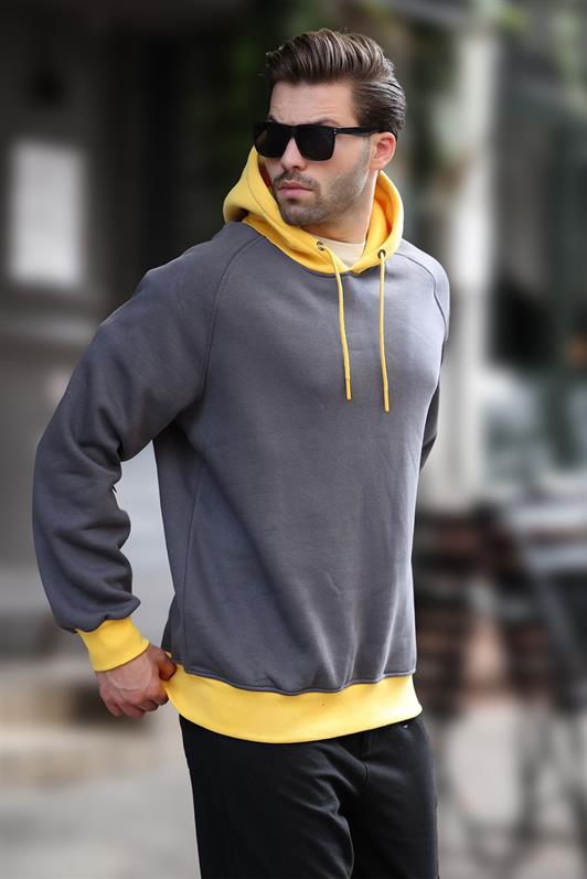 MDX Smoke Color Blocked Hooded Sweatshirt 7073 - Maddaloni