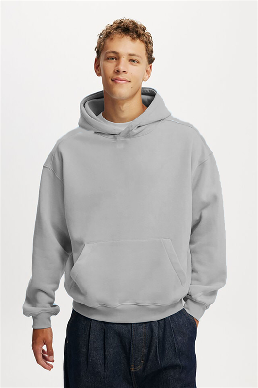 MDX Hooded Kangaroo Pocket Men's Sweatshirt in Gray E7169 - Uruapan
