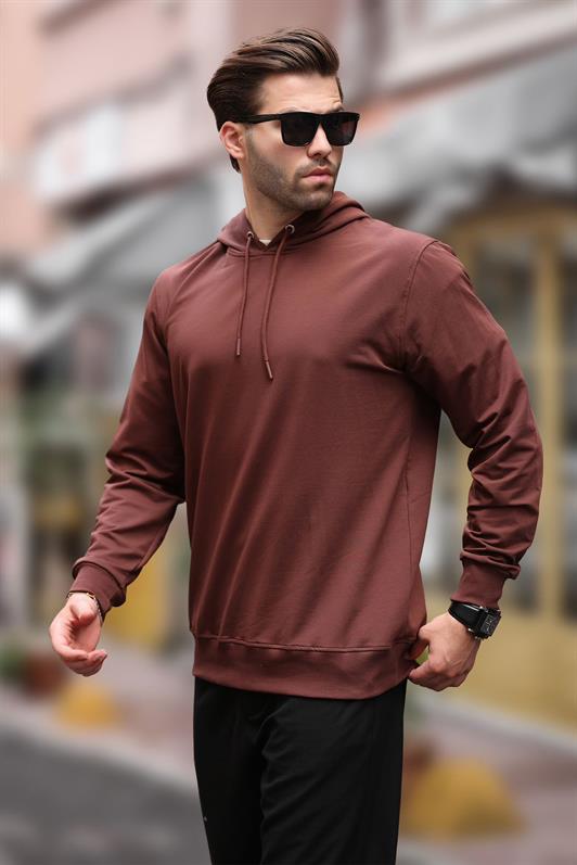 MDX Painful Brown Hooded Men's Sweatshirt 7069 - Roanoke