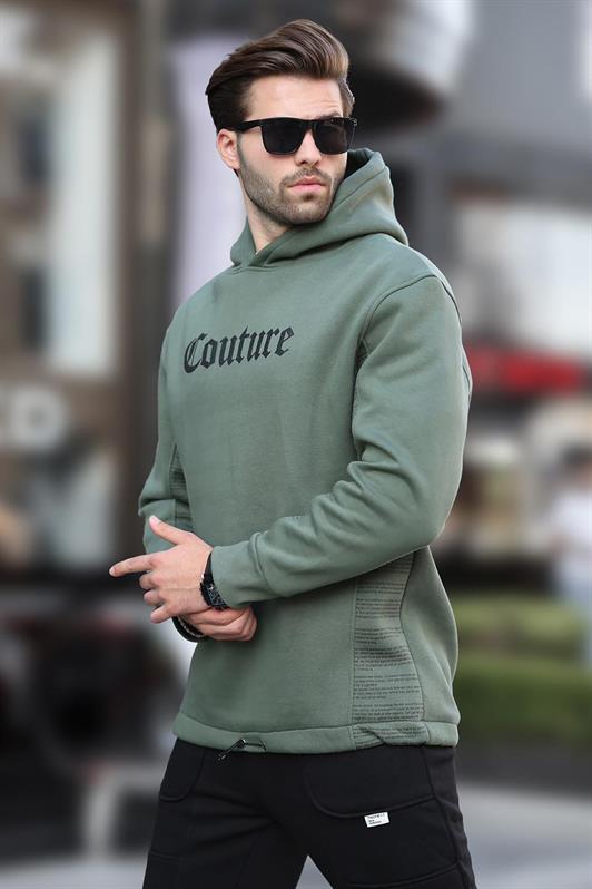 MDX Haki Hooded Printed Men's Sweatshirt 7090 - El Dorado Hills