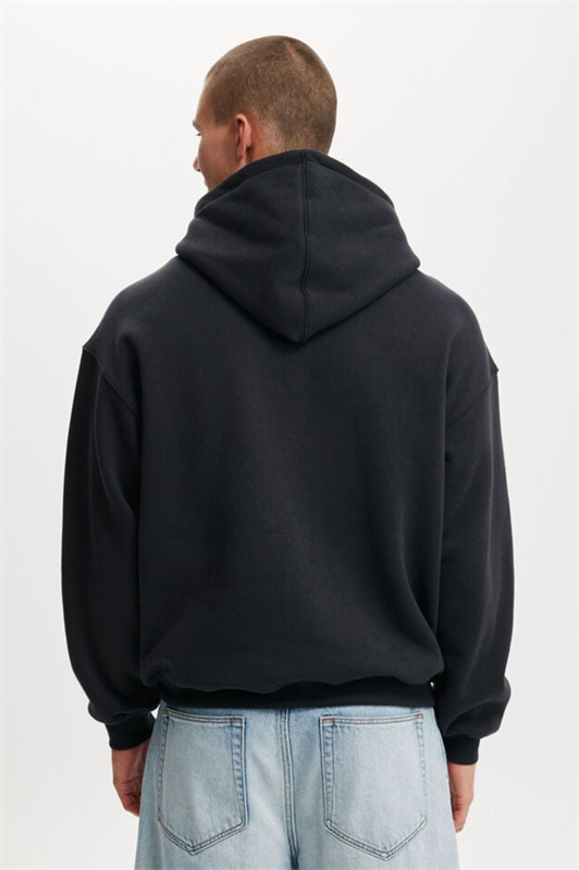 MDX Black Hooded Kangaroo Pocket Men's Sweatshirt E7169 - Philadelphia
