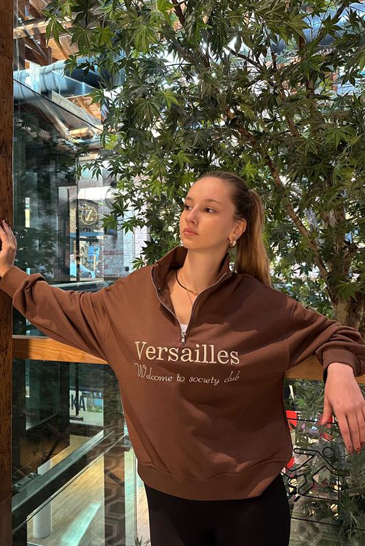 MDX Brown Half-Zip Printed Sweatshirt MG2240 - Willich