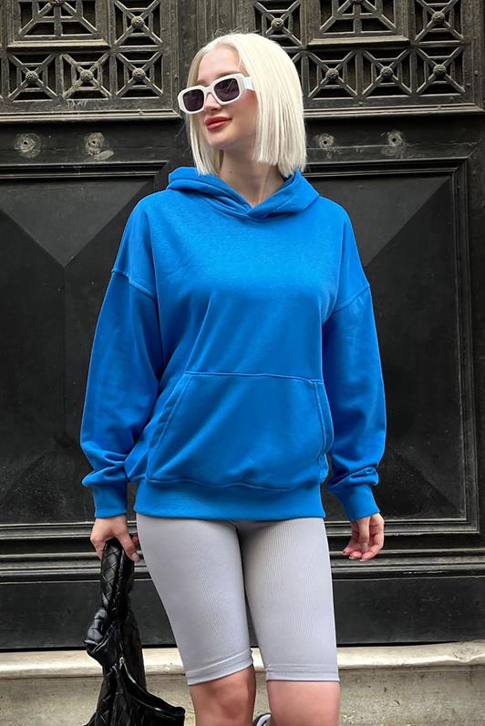MDX Saks Hooded Oversized Pocket Sweatshirt MG2207 - Odesa