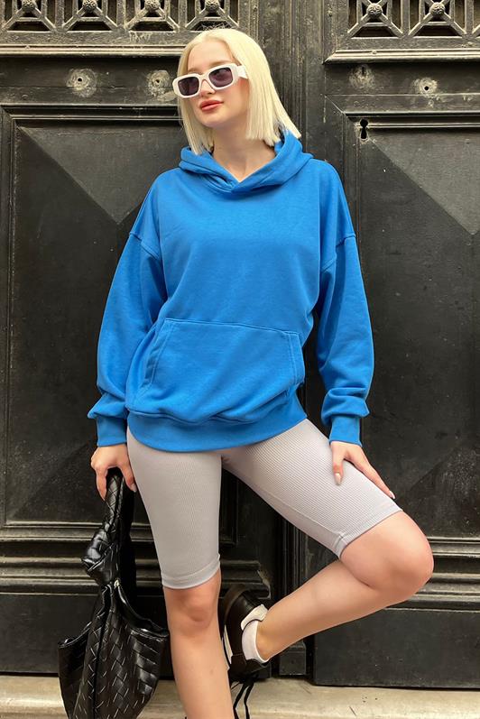 MDX Saks Hooded Oversized Pocket Sweatshirt MG2207 - Odesa